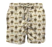 MC2 Saint Barth, Homme, Maillots de bain, Beige, Taille: XS Shorts Lighting Micro Fantasy