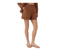 MC2 Saint Barth - Linen Shorts - Femme - Shorts - Brun - Taille: 36 FR