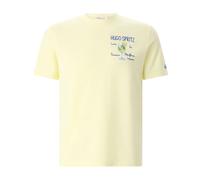 MC2 Saint Barth - Mojito Embroidery T-Shirt - Homme - Tops - Jaune - Taille: M