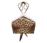 MC2 Saint Barth - Nairobi Foulard Bandeau Bikini Top - Femme - Maillots de bain - Brun - Taille: 40 FR