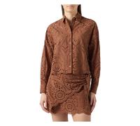 MC2 Saint Barth, Femme, Blouses et Chemises, Brun, Taille: 36 FR Oriane Shirt