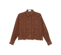 MC2 Saint Barth, Femme, Blouses et Chemises, Brun, Taille: 36 FR Oriane Shirt