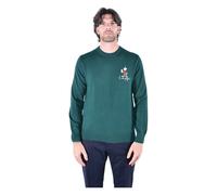 MC2 Saint Barth - Pull à col rond Heron Light - Homme - Pulls - Vert - Taille: L
