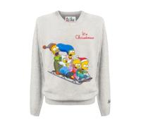MC2 Saint Barth - Pull Jacquard Noël The Simpsons - Homme - Pulls - Blanc - Taille: M