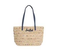 MC2 Saint Barth - Raffia City Mid Bag - Femme - Sacs - Beige - Taille: ONE Size