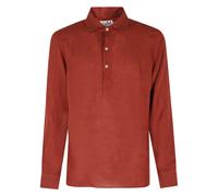 MC2 Saint Barth - Raphael Polo Long - Homme - Chemises - Rouge - Taille: M