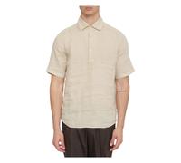 MC2 Saint Barth - Raphael Polo M/L Linen - Homme - Chemises - Beige - Taille: M