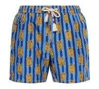 MC2 Saint Barth - Short de bain ultraléger imprimé années 70 - Homme - Maillots de bain - Bleu - Taille: 2XL