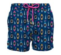 MC2 Saint Barth - Shorts Homme Lighting Micro Fantasy - Homme - Maillots de bain - Bleu - Taille: 4XL