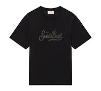 MC2 Saint Barth - T-shirt Emilie en coton - Femme - Tops - Noir - Taille: 38 FR