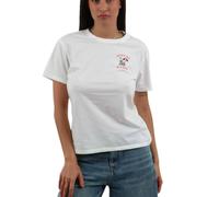 MC2 Saint Barth - T-shirt Emilie in cotone - Femme - Tops - Blanc - Taille: 36 FR