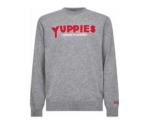 MC2 Saint Barth - Yuppies 15m Emb Sweater - Homme - Pulls - Gris - Taille: L