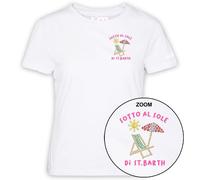 mc2 T-shirt Saint Barth EMI0001-03739L SOTTO IL SOLE 01N STRASS EMB (03739L) S