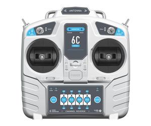 MC6C Mini V2 2,4 GHz 6 canaux - Émetteur-récepteur radio pour avion, drone, multirotor, hélicoptère et bateau radiocommandés