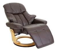 Robas Lund, Fauteuil, Fauteuil de Relaxation, Cuir/Marron/Nature, 90 x 84 x 105 cm, 64021BN5