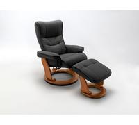MCA Furniture Relaxsessel Montreal Schwarz ; 82 cmx84 -132 cmx105 cm, 64022SH5