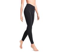 MCA Legging d'hiver en peluche en coton chaud, Noir , XL