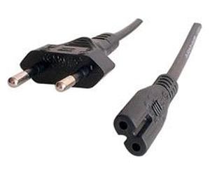 MCAD Accessoire portable Cordon secteur bipolaire Prise plate Longueur 1.80 M 58044