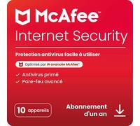 McAfee Internet Security 2026 - Édition: 10 Appareils 1 An