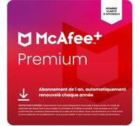 McAfee+ Premium Individuel, nombre illimité d'appareils | Abonnement de 1 an, renouvellement automatique annuel