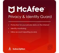 McAfee Privacy & Identity Guard 1 Dispositif / 1 An