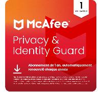 McAfee Privacy & Identity Guard pour 1 utilisateur | Abonnement de 1 an, renouvellement automatique annuel