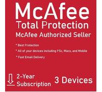 MCAFEE Total Protection 2023 - 3 Appareils - 2 Ans - PC / Mac / Android / iOS - téléchargement