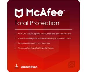 McAfee Total Protection 2026 5 Dispositifs 2 Ans
