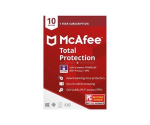 McAfee Total Protection - 3 Appareils, 1 an - appareils: 3-appareils - licence: 1-an