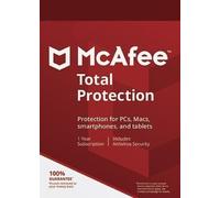 McAfee Total Protection Unlimited Devices 1 Year Multidevice McAfee Key GLOBAL