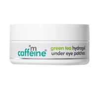 mCaffeine Green Tea Hydrogel Under Eye Patches - Reduces Dark Circles and Puffy Eyes - Antioxidant-Rich with Multi Peptides and Vitamin E - 1 pc