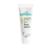 mCaffeine Naked Detox Green Tea Face Wash - Controls Oil, Protects from Sun Damage - Hyaluronic Acid and Caffeine for Hydrated, Toned Skin - 100 ml