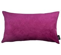 McAlister Textiles Housses de coussin décoratives en velours mat avec bord couteau, rose fuchsia, 40 x 60 cm, lavables en machine et résistantes à la décoloration