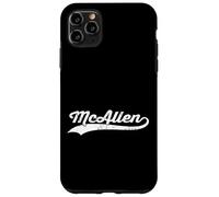 McAllen Texas Vintage Cursive Nom de ville américain Retro Sports Coque pour iPhone 11 Pro Max