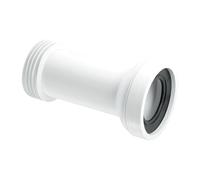 McAlpine CON2 Raccord WC droit droit réglable Blanc