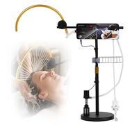 Mcamgiczin Cadeau de Noël Appareil de Spa Capillaire Autoportant avec Pompe et Contrôleur - Massage en Cascade Japonaise pour Salon/Maison, Réglable Hauteur/Angle pour Bacs à Shampoing