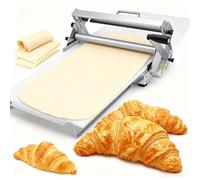 Mcamgiczin Laminoir à pâte Pliable - Laminoir Manuel 30,5 cm/39,4 cm à épaisseur réglable, 2 laminoirs pour Pizzas, Croissants, pâtisseries et fondants, Design de Table Type300
