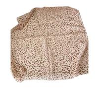 MCAOAL Bandana imprimé léopard en polyester doux Accessoire de cheveux élégant pour femmes Couvre-chef multi-usage pour différentes occasions Polyester Léopard Bandana, Poudre imprimée léopard, taille