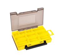 MCAOAL Boîte à appâts rigide double face pour leurres de pêche - Organisateurs de crochets - Rangement facile à utiliser - Double face