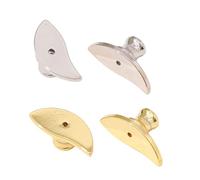 MCAOAL Bouchons de Remplacement pour Boucles d ' Oreilles, 4 pièces, en Forme de Lune, Partie de Bijoux d ' Oreille, de Bijoux adaptés Boucles d ' Oreilles, de lunes