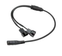 MCAOAL Câble séparateur de Ventilateur DC5.5x2.1mm à 4 Broches, 37cm, pour Ventilateur à boîtiers Multiples, avec connecteurs fourrés et moulés en cuivre étamé, Fil de Liaison pour pièces