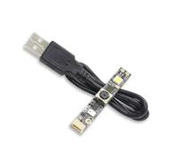 MCAOAL Caméra USB 5MP OV5640 Capteur 2592x1944 Petite Taille avec Microphone Installation Facile Caméra Vidéo Ordinateur Portable