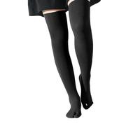 MCAOAL Chaussettes hautes légères à deux orteils, bas longs au-dessus du genou, adaptés sandales, bonneterie pour femmes