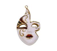MCAOAL Collier en alliage à breloque artistique de pékin, Design de peinture goutte à goutte pour vêtements formels quotidiens, pendentif en alliage d ' art goutte à goutte