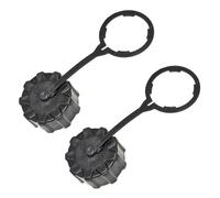 MCAOAL Couvercles de vidange de rechange avec Tethers pour fils de pulvérisation avec bouchons filetés stables et robustes Accessoires de jardin sûrs