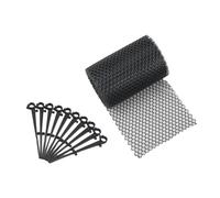 MCAOAL Filet de protection anti-débris pour gouttière de toit qui empêche l'encrassement, la durabilité, toutes les conditions météorologiques, facile à nettoyer, filet en maille robuste