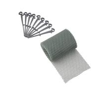 MCAOAL Filet de protection anti-débris pour gouttière de toit qui empêche l'encrassement, la durabilité, toutes les conditions météorologiques, facile à nettoyer, filet en maille robuste