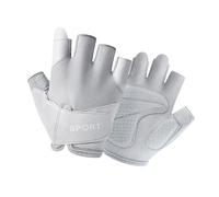 MCAOAL Gants d ' entraînement Respirants sans Doigts pour Le Cyclisme, l ' haltérophilie et Les entraînements de Gymnastique avec Polyester léger, entraînement sans Doigts en Polyester
