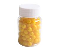 MCAOAL Goût de maïs Pêche Perles flottantes Boules flottantes Appât en silicone pour truite à la carpe 8/10/14 mm Bouteilles en silicone souple