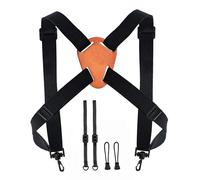 MCAOAL Harnais de poitrine élastique pour appareil photo - Sangle universelle pour jumelles et appareils photo - Sangle de caméra pour l'observation de la faune